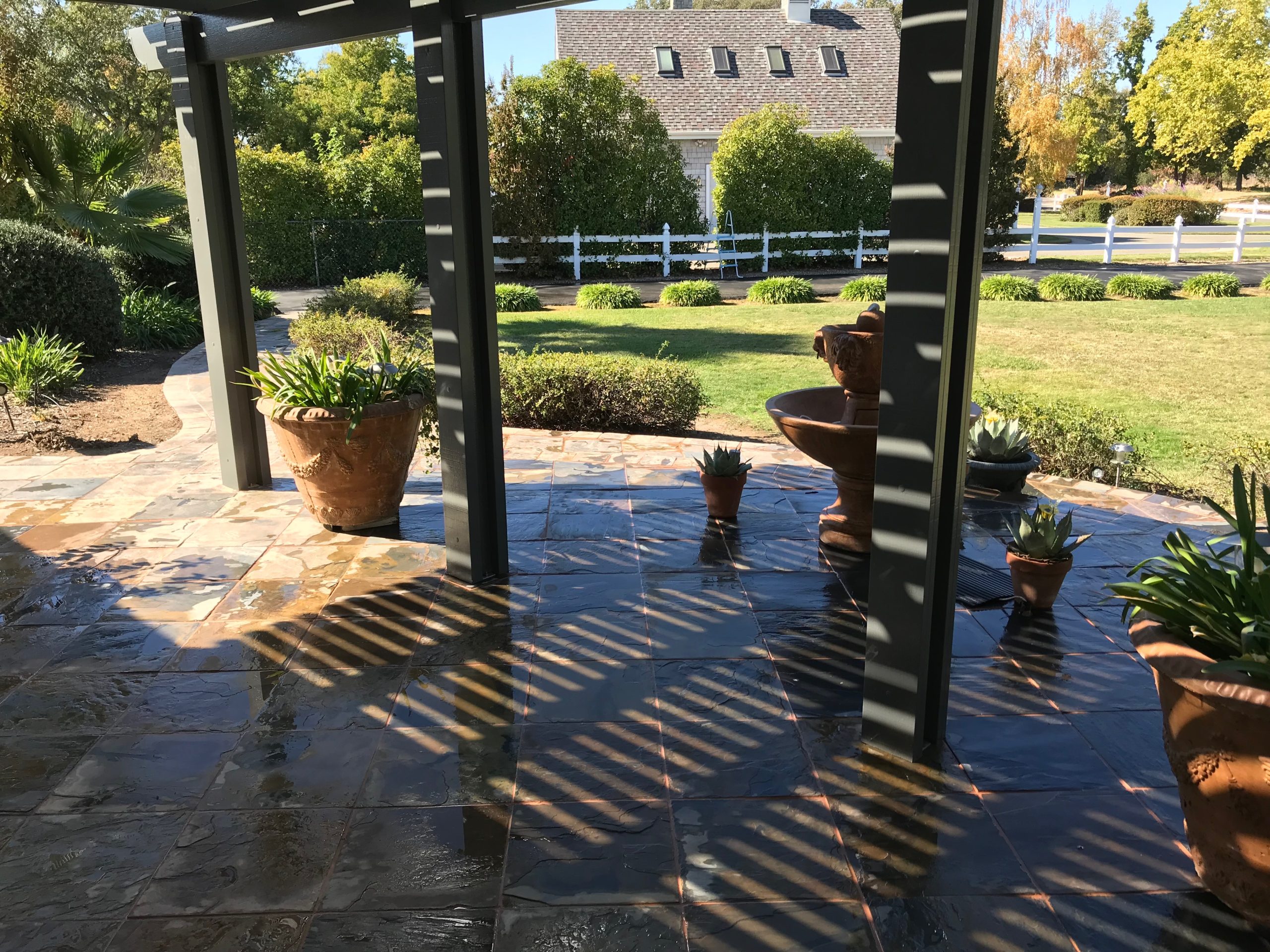 this image shows stamped patio in Portsmouth, VA